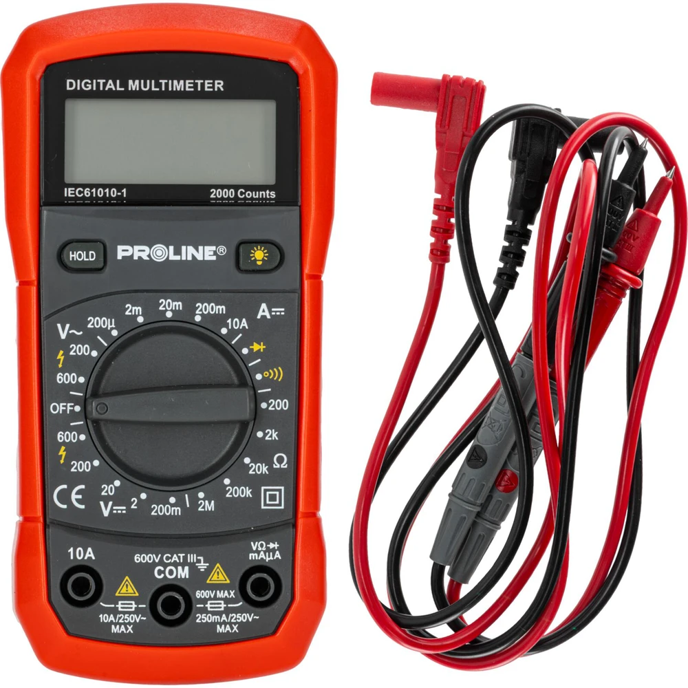Miernik 600 V multimetras, CE, Proline