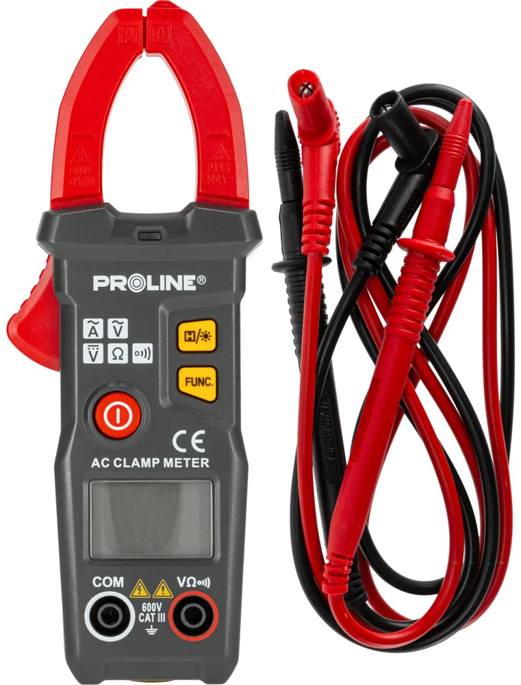 Miernik 600 V universalus replės-skaitiklis, CE, Proline