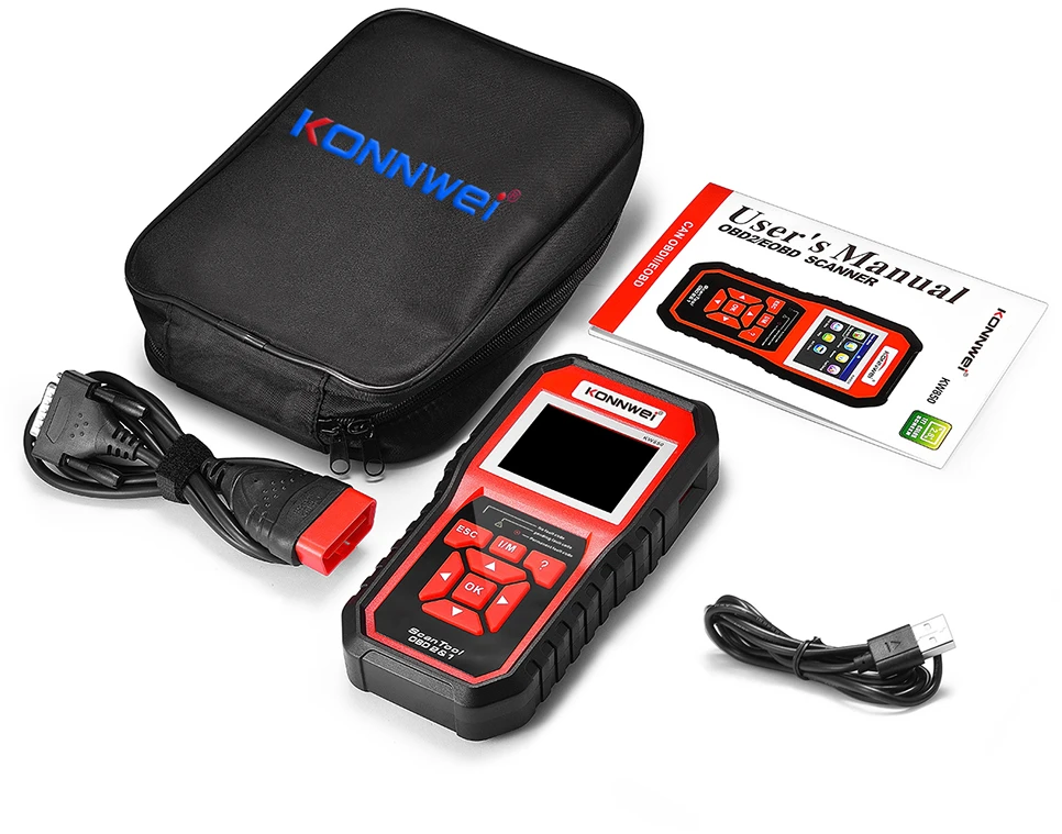 Miernik Diagnostinis matuoklis, Konnwei KW850 OBD2 skaitytuvas