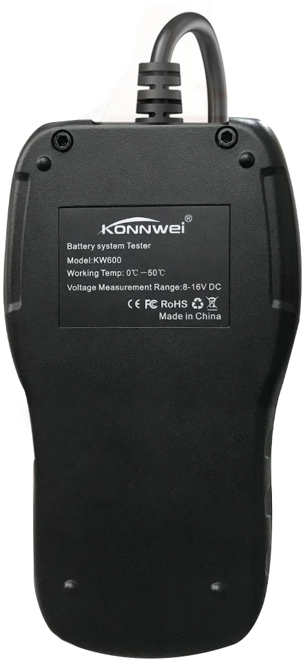 Konnwei KW600 baterijų matuoklis