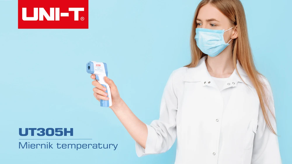 Miernik Infraraudonųjų spindulių bekontaktis termometras Uni-T UT305H