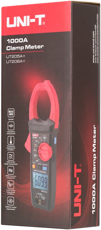 Miernik Gnybtų matuoklis Uni-T UT205A+
