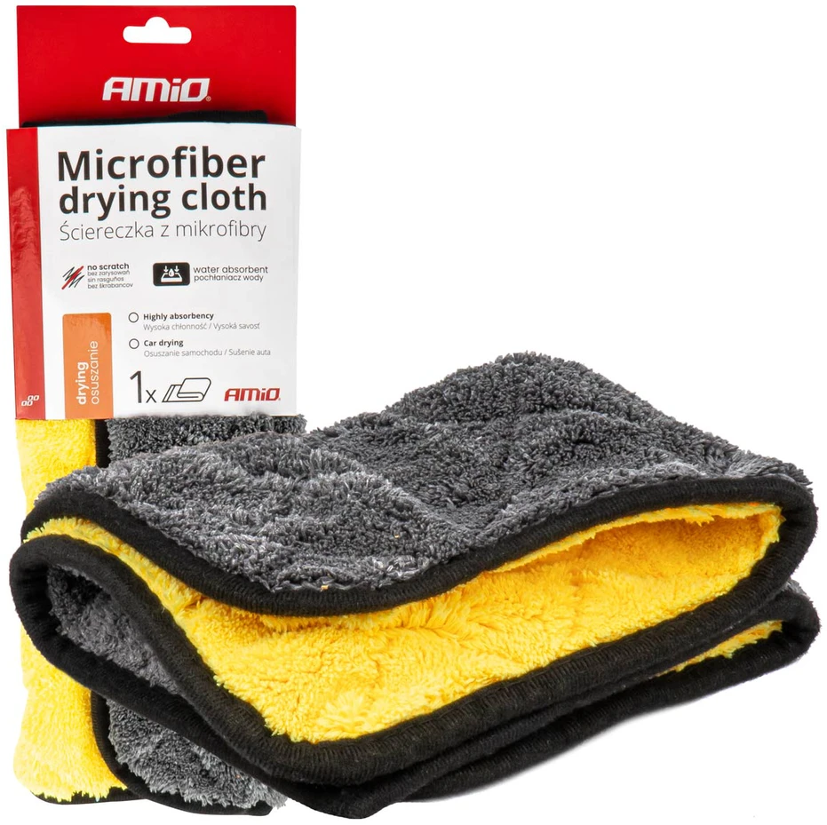 Mikropluošto šluostė 40x30 cm, 800 gsm, AMIO-03980