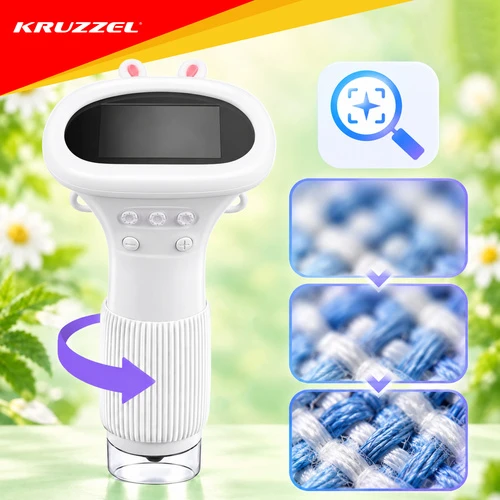 Kruzzel 1000x Baltas Educational Microscope