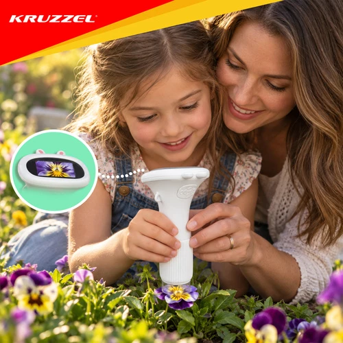 Kruzzel 1000x Baltas Educational Microscope