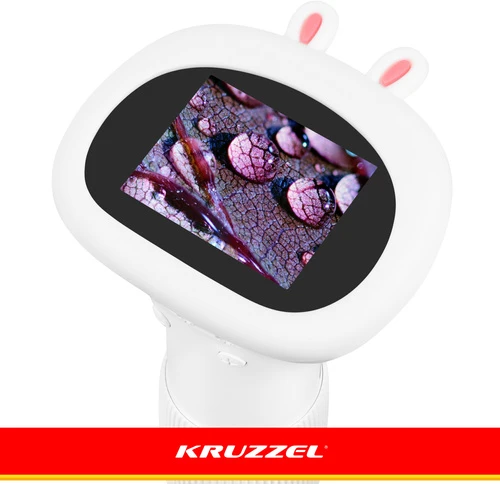 Kruzzel 1000x Baltas Educational Microscope