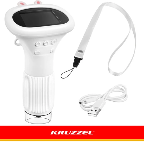 Kruzzel 1000x Baltas Educational Microscope