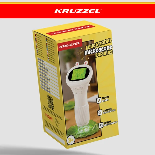 Kruzzel 1000x Baltas Educational Microscope