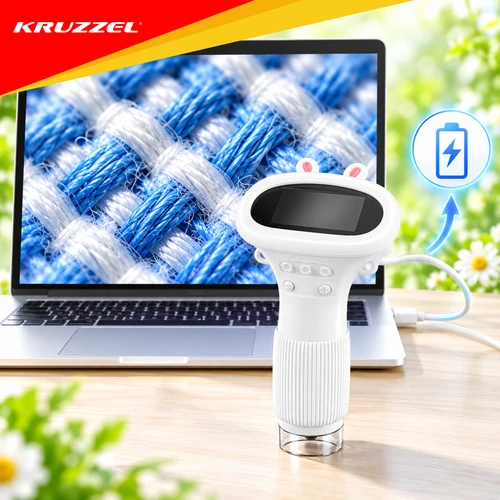 Kruzzel 1000x Baltas Educational Microscope