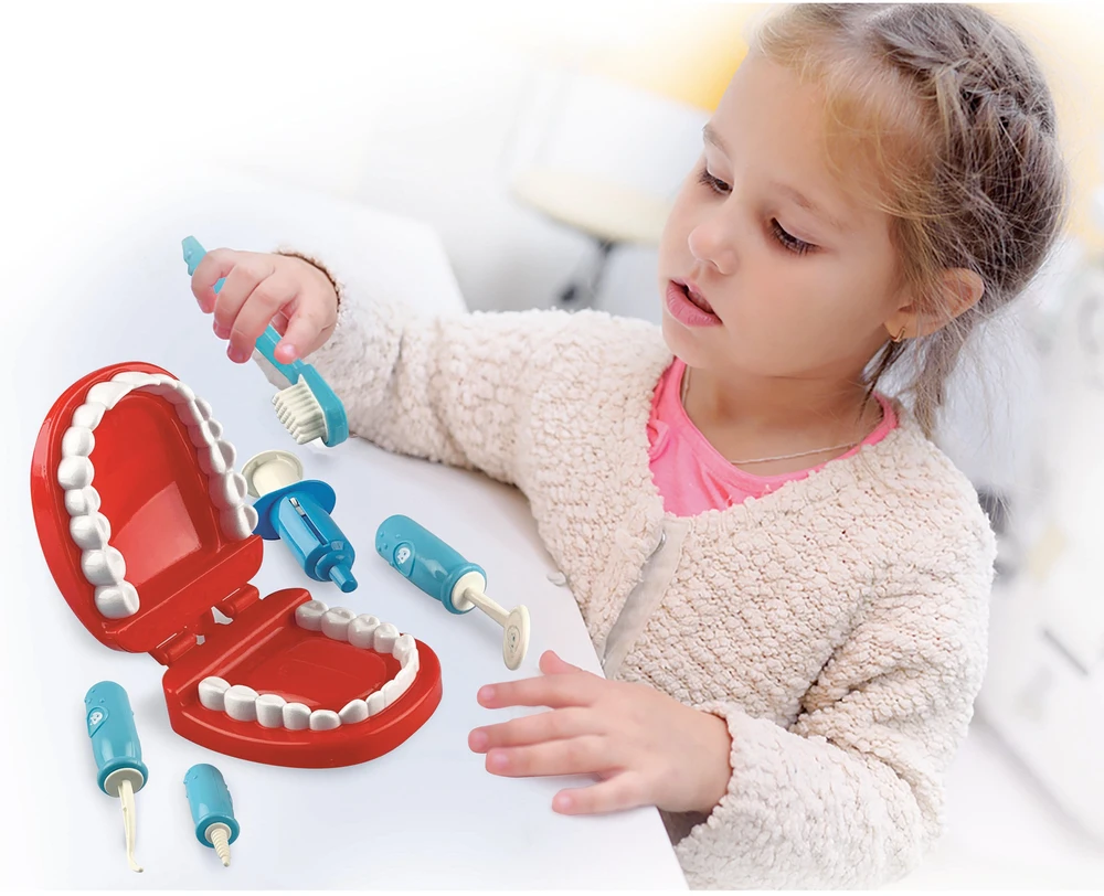 Mikroskopas „Junior Home“ – odontologo žaidimų rinkinys (50514)