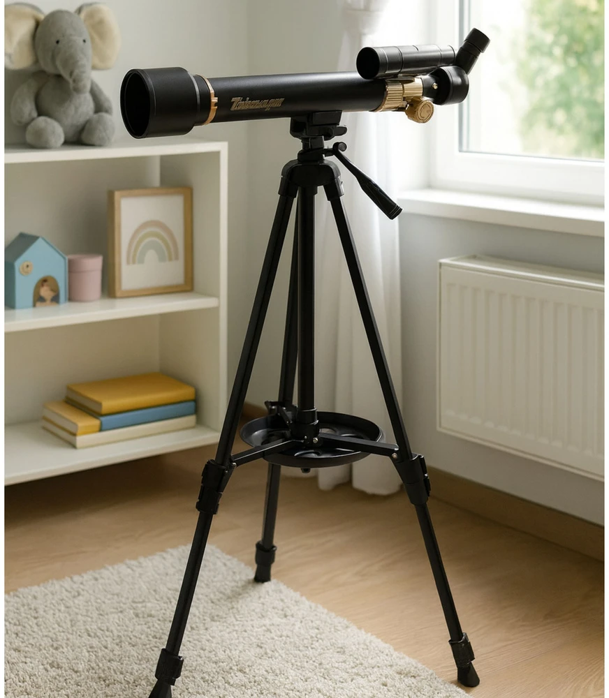 Mikroskopas Astronominis teleskopas 50x115 mm su trikojais
