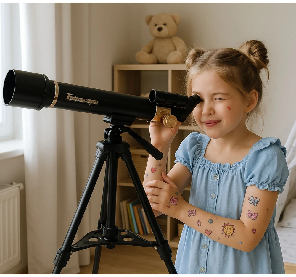 Mikroskopas Astronominis teleskopas 50x115 mm su trikojais