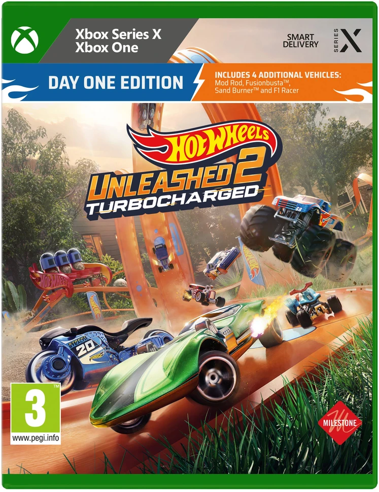 Milestone „Hot Wheels Unleashed 2“: su turbokompresoriumi (1 dienos leidimas)