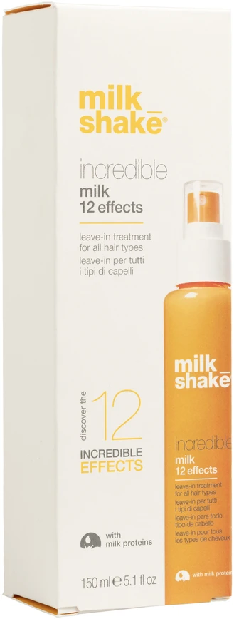 Milk Shake Incredible Milk 12 Effects Purškiamas pienelis plaukams, 150 ml