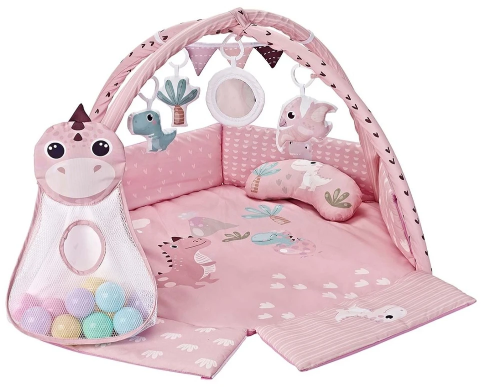 Milly Mally Mata edukacyjna dino pink tinymini rožinė
