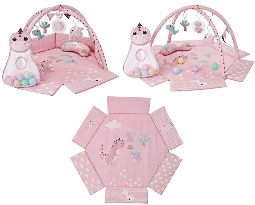 Milly Mally Mata edukacyjna dino pink tinymini rožinė