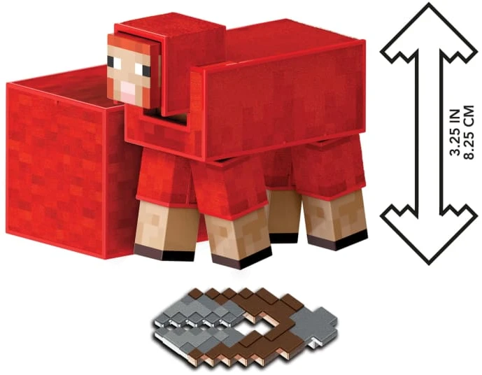 Mattel Minecraft - Deimantinio lygio avies figūrėlė ir 3 priedai (JCV22)