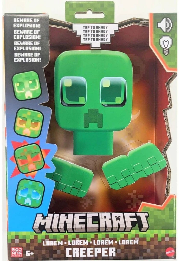 Mattel MINECRAFT interaktyvi figūrėlė – My Pet Creeper (JGX49)