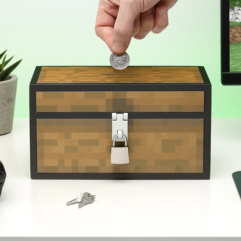 Minecraft skrynios pinigų dėžutė