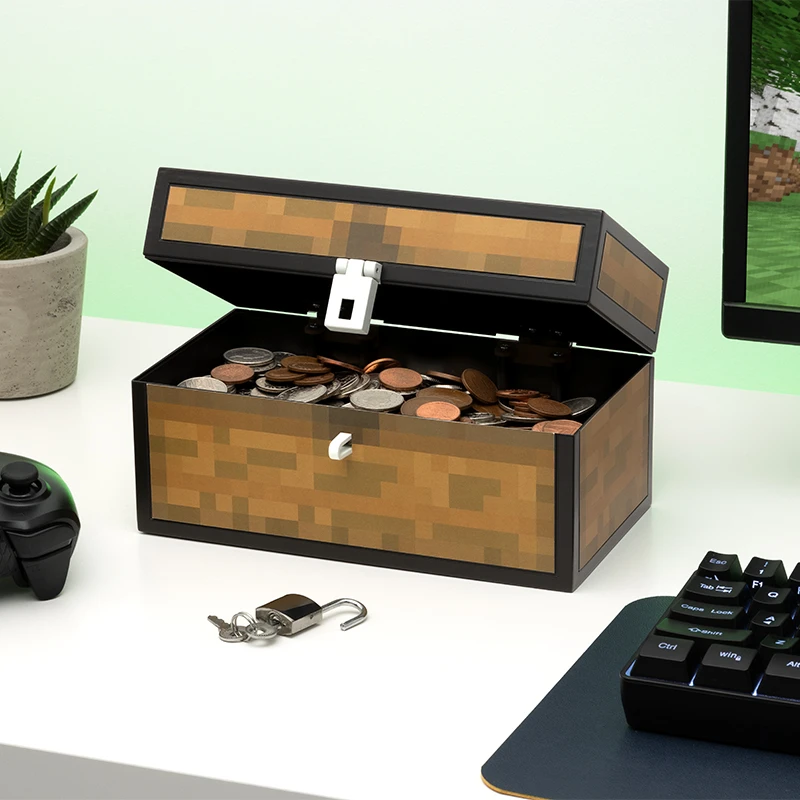 Minecraft skrynios pinigų dėžutė