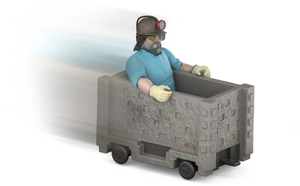 Mattel Minecraft - Steve'o ir kasyklų vežimėlio filmas (JGP20)