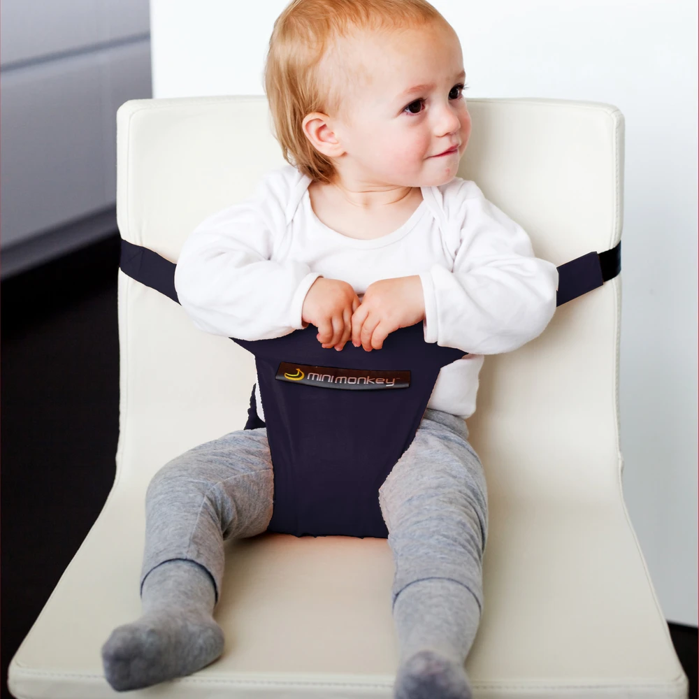 „MiniMonkey“ – mini kėdė – perdirbtas audinys – juoda (MM8718144963830)