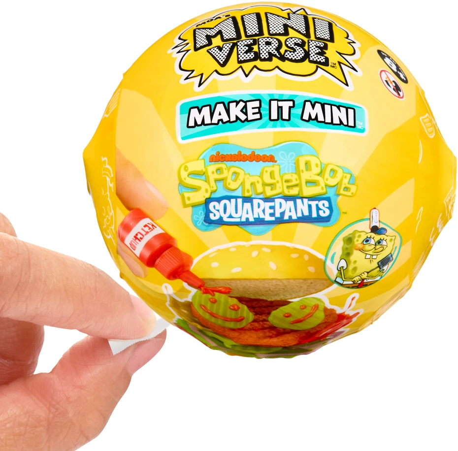 Mgas Miniverse MGA Miniverse Mini Spongebob mini rinkinys PDQ 599296-EUC