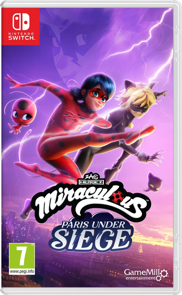 Miraculous Stebuklingasis Paryžius apgultas – „Nintendo Switch“.