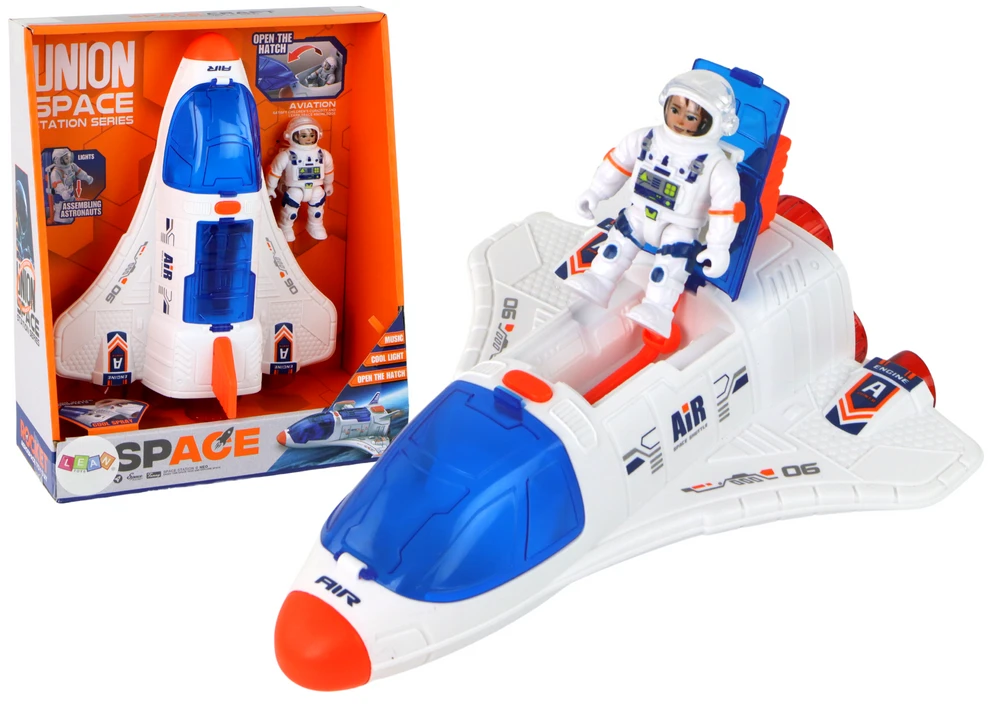 Kosmoso misijos raketa Lean Toys