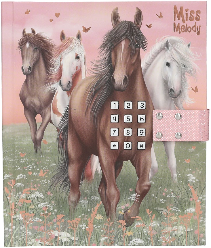 Miss Melody Mis Melody - Dienoraštis su kodu ir garsu, 1 dizainas (413236)