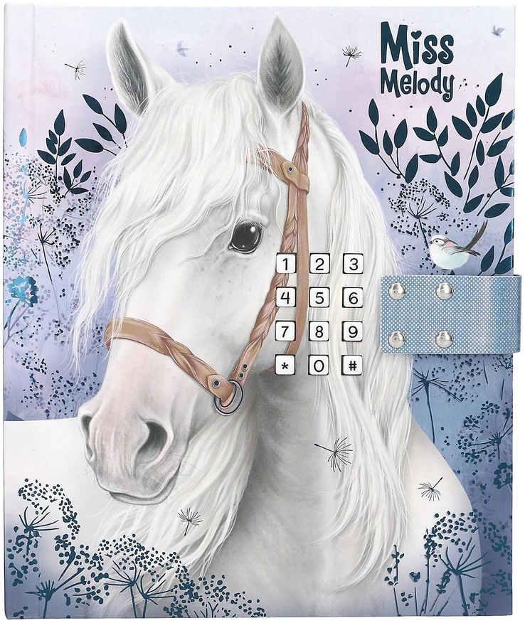 Miss Melody Mis Melody - Dienoraštis su kodu ir garsu, 2 dizainas (413237)