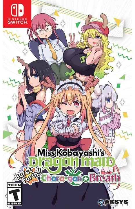 Miss Panelės Kobayashi drakono tarnaitė: Sakuretsu!! Chorogon Breath – Nintendo Switch