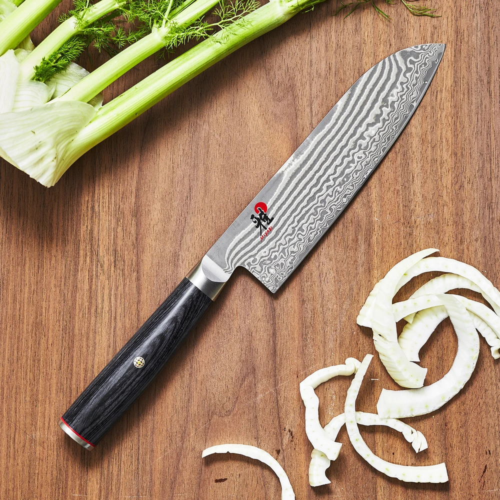 Miyabi - 5000 FC-D, Santoku, plonu kraštu - Rūšiuoti - 18 cm