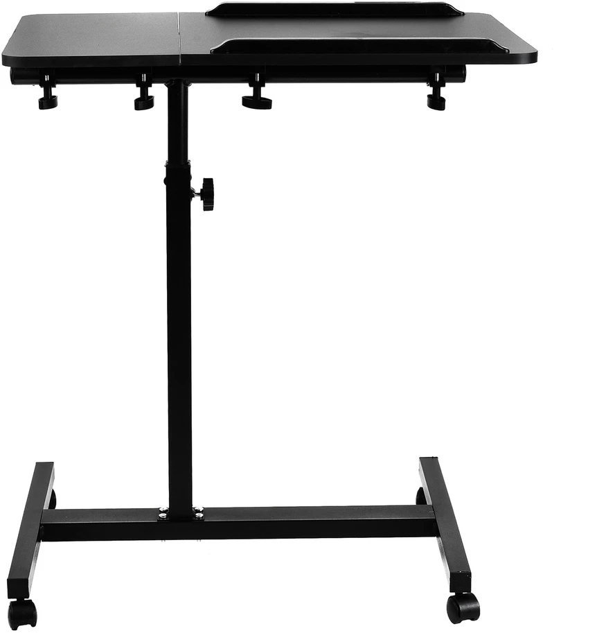 „Maclean“ mobilus stalo/nešiojamojo kompiuterio stovas, juodas, aukščio reguliavimas 59–89 cm, maks. 30 kg, MC-121 B