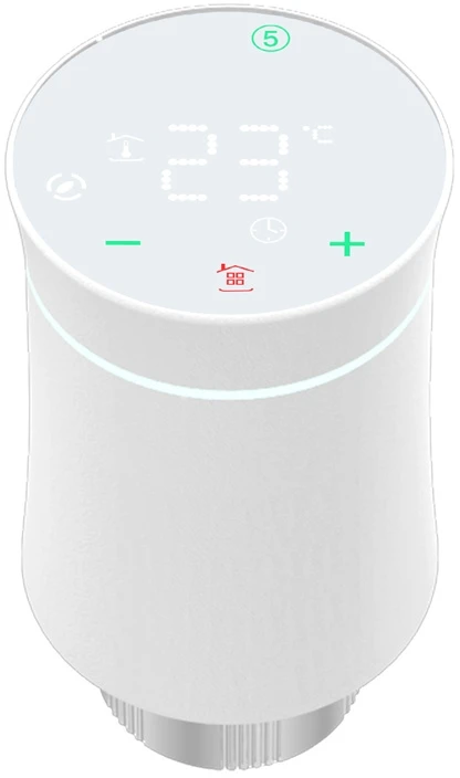 MOES TRV BY100 ZigBee Touch Thermostatic Head