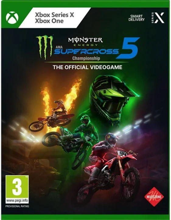 Monster Energy Supercross – oficialus vaizdo žaidimas 5 (NL/FR) – XBOX Series X