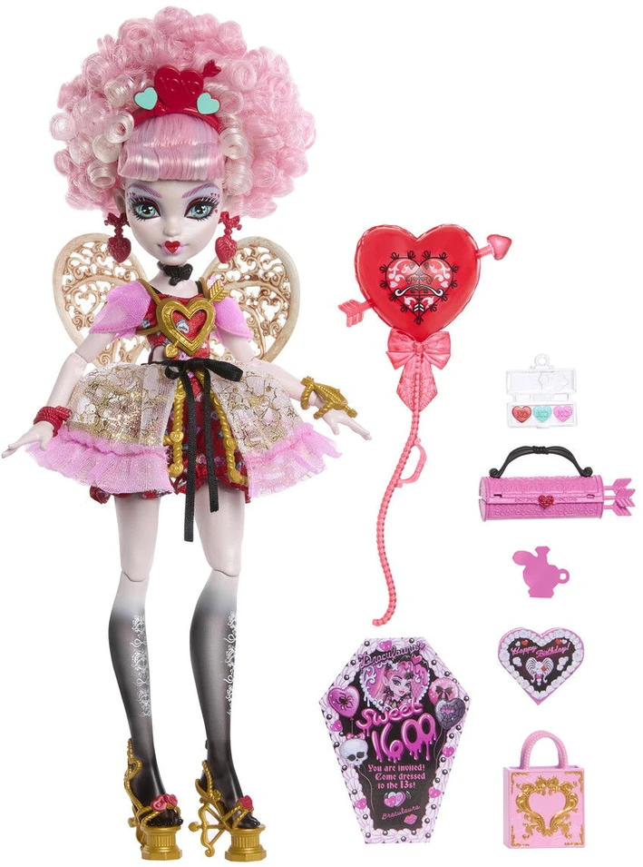 Mattel MONSTER HIGH SWEET BIRTHDAY lėlė Cupid (JBG77)