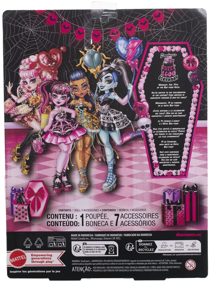 Mattel MONSTER HIGH SWEET BIRTHDAY lėlė – Kleo (JBG76)