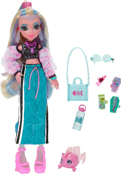 Mattel MONSTER HIGH lėlė Lagūna (atnaujinta) (JHK33)