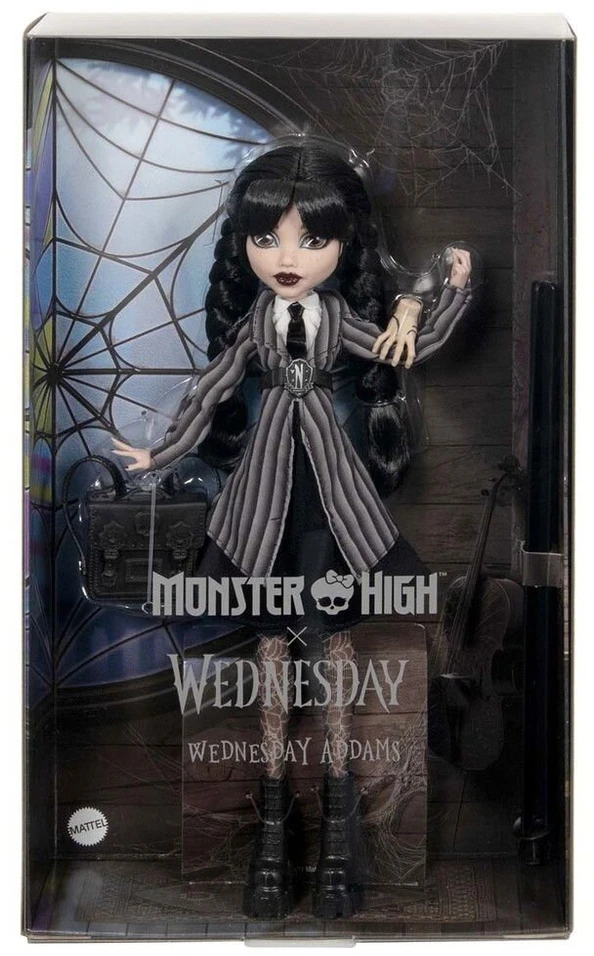 Lėlė Mattel MONSTER HIGH Wednesday (HXJ04)