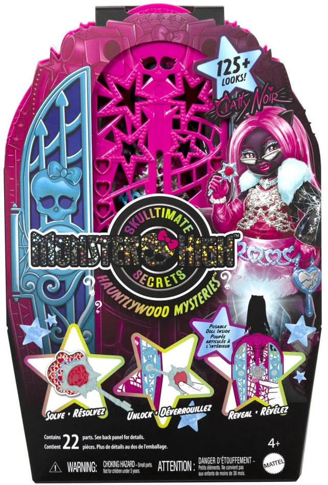 Mattel Lėlė Monster High Skulltimate Secrets Catty Noir JBG82