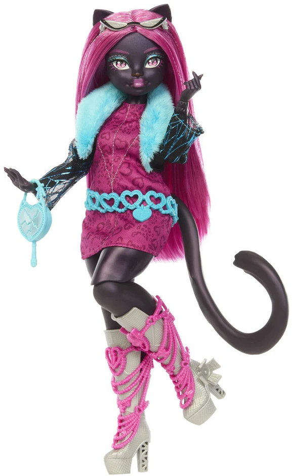 Mattel Lėlė Monster High Skulltimate Secrets Catty Noir JBG82