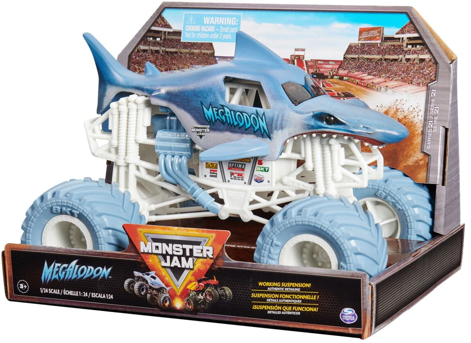 Monster Jam – 1:24 Die Cast – Megalodon (6069138)