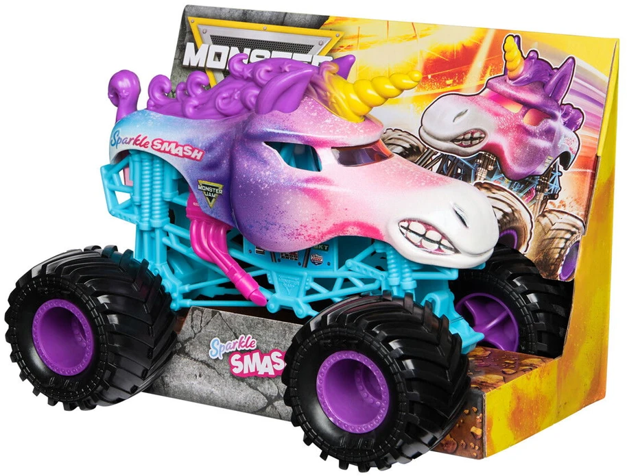 „Monster Jam“ – 1:24 mastelio liejinys – Blizgantis daužymas (6075416)