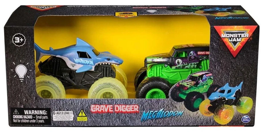 Monster Jam - 1:43 šviečiančių lempučių 2 vnt. pakuotė (6071482)