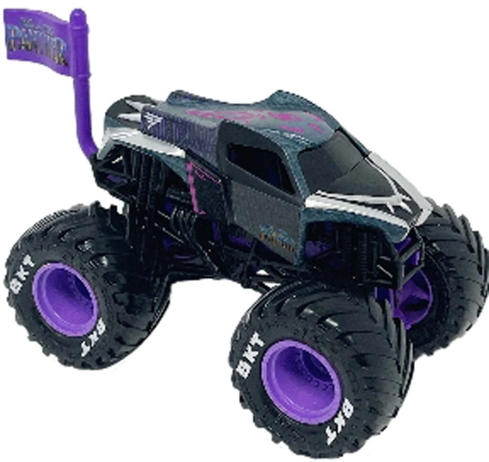 „Monster Jam“ – 1:64 „Marvel“ vienetas – Juodoji pantera (6071335)