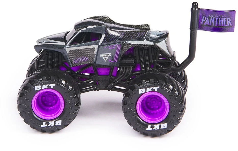 „Monster Jam“ – 1:64 „Marvel“ vienetas – Juodoji pantera (6071335)