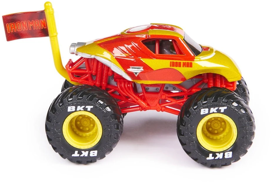 „Monster Jam“ – 1:64 „Marvel“ vienetų pakuotė – Geležinis žmogus (6071332)