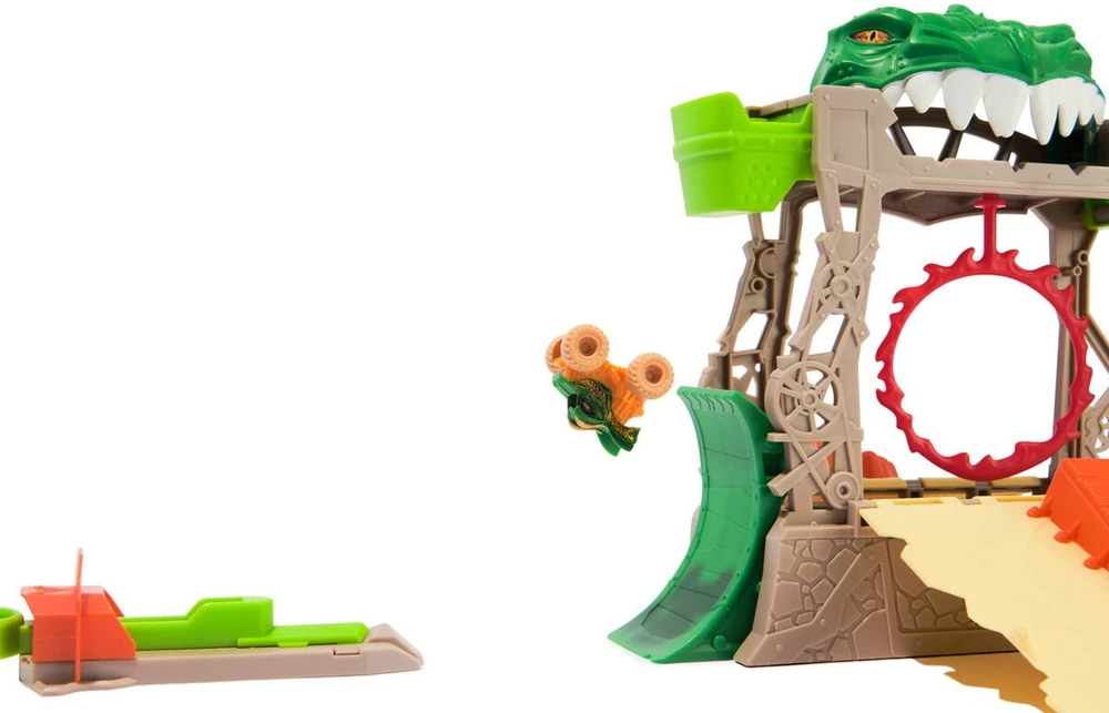 MONSTER JAM MINI JAMS paleidimo trasa su transporto priemone Dungeon of Doom, 6069758
