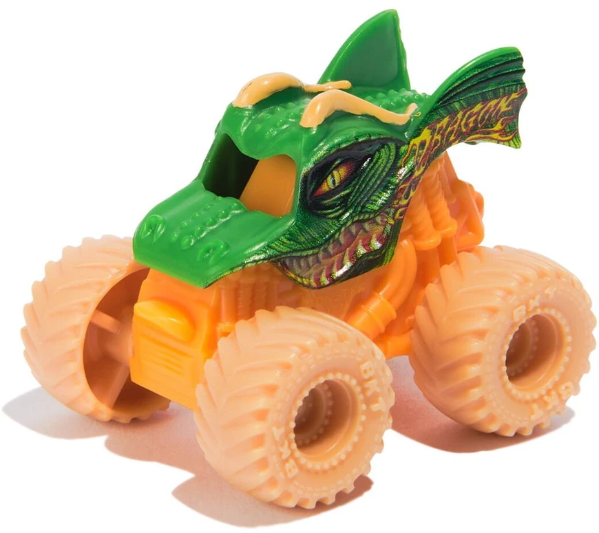 MONSTER JAM MINI JAMS paleidimo trasa su transporto priemone Dungeon of Doom, 6069758
